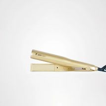 Perfect Beauty Plancha Curvada Spinloops | Placas de Titanio | Color Dorado
