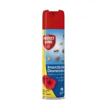 PROTECT HOME Insecticida Doméstico para el Control de Insectos Voladores y Rastreros, con Extracto de Flores, 400 ml