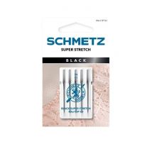 Estuche 5 Agujas Schmetz Super Stretch Black Nº75