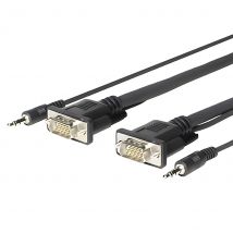 Adaptador VGA + Audio Vivolink para Ordenador - Alta Calidad