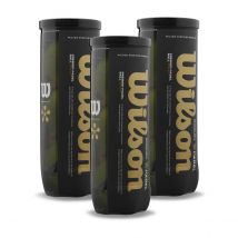 WILSON Pelotas Premier Speed - Formatos AHORRO: 3 Botes, 6 Botes, 12 Botes, Cajón de 24 Botes de 3 Pelotas de Pádel Presurizadas - Pelota OFICIAL Premier Padel - Máxima Durabilidad - Pelota de Padel -