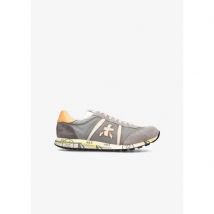 PMT. Zapatillas 6603 gris desgastado taln naranja CGR.T44