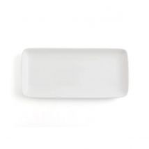 Ariane ARIANE VITAL COUPE Fuente Rectangular Porcelana 36X16,5CM Blanco Brillo Reforzado Profesional Alta Calidad