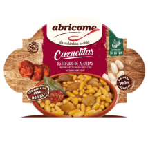 Cazuela de Alubias Estofadas Abricome 380g - Guiso de Alubias Delicioso para Comer