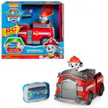 SPIN MASTER - PATRULLA CANINA - COCHE TELEDIRIGIDO DE MARSHALL - Coche RC de Marshall con 2 Direcciones Fácil de Manejar para Principiantes Patrulla Canina - 2.4GHZ hasta 76m - 6054195 - Juguetes