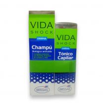 VIDA SHOCK TÓNICO CAPILAR 150 ml + CHAMPÚ 250 ml BIOLÓGICO ANTICAIDA