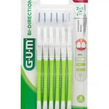 Gum Cepillos Interdentales Bi-Direction 0,9Mm, 6 Uds Verdes