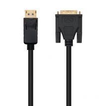 Cable conversor displayport a dvi, dp/m - dvi/m, negro, 2.0 m nanocable