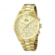 Reloj Lotus Hombre Minimalist Multifunción Acero Dorado 18153/2