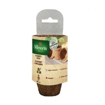 VILMORIN 8 MACETAS REDONDAS DE COCO, Ø 6 cm