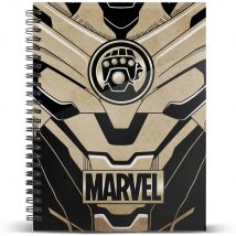 Cuaderno Marvel 69581 Negro Junior - Tamaño A5 14x21 8 Cm