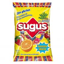 Sugus Caramelos Masticables con Zumo de Frutas Naturales, Bajo en Grasa, Sin Colorantes Artificiales, 1 kg – Sabores Frutales Intensos, Certificado CE, Ideal para Dulces y Snacks