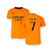 Real Madrid C.F. Camiseta Segunda Equipación Temporada 2024-2025 - VINI JR. 7 - Replica Oficial con Licencia Oficial - Adulto