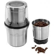 ProfiCook PC-KSW 1021 Electric Coffee Grinder + Multi-purpose Grinder, 200 W, 85 grams, Stainless Steel/Black