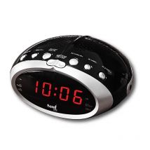 Radio reloj Sami pequeño PLL AM/FM 0.6" dígitos con salida