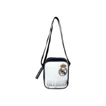 Bandolera Real Madrid 'Hala Madrid', producto oficial | CYP BRANDS - Bolso/bandolera del equipo, con asa al hombro regulable, cierre de cremallera, escudo estampado // Ref: 8435485727