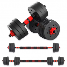 MANCUERNAS AJUSTABLES 2 EN 1, CON BARRAS, MULTIFUNCIÓN, 10KG-20KG-25KG-30KG (PIEZA KETTLEBELL OPCIONAL)