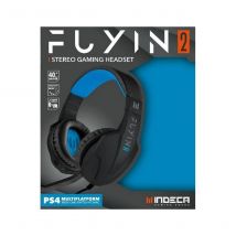 Indeca HS132 auricular y casco Auriculares Alámbrico Diadema Juego Negro, Azul