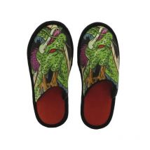 CYP BRAND Dragon Ball - Zapatillas de casa abiertas, Diseño Shenron, Suaves, Talla 44/45, Multicolor, Producto Oficial, ZP-0144-DB