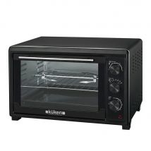 Horno eléctrico en acero inoxidable KUKEN de 45 litros con 2000W de potencia con acabado interior en negro