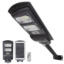 LED ATOMANT Farola Solar Exterior LED 100W, Blanco frio, IP65, con Sensor de Movimiento y Mando a Distancia, Farolas LED Exterior Solares para Jardín, Calle y Patio, Iluminación Solar de Alta