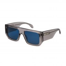 JUST CAVALLI SJC098 Gafas, Shiny TRANSP.Gris, 56 Unisex Adulto