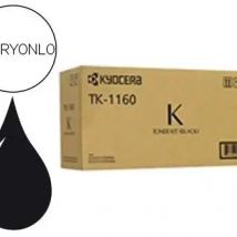 Liderpapel Toner Kyocera TK-1160 Ecosys P2040DN Negro 7200 Páginas - Alta Calidad