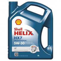 Aceite Shell Helix Hx7 Af 5W30 5 L - Tecnología Sintética - Ahorro de Combustible - Menor Desgaste - Limpieza del Motor