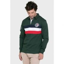 Polo de Rugby Valecuatro Verde 100% Algodón