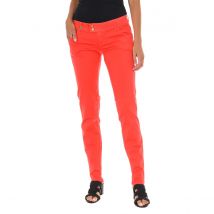 MET-Pantalon Tejano Largo de tejido elástico 70DBF0361-G125 para Mujer