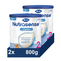 Hero Leche Classic 2 de Continuación. Para Lactantes de hasta 12 meses. Pack 2x800gr