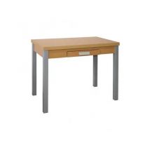Momma Home Mesa de Cocina Extensible SILANTA Mdf/metal 100/160x60x76 Cm