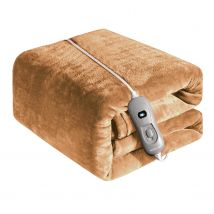 Eco-De Manta Térmica eléctrica 180 x 130 cm. Mando con 3 Niveles de Calor, Apagado automático 90 Minutos Eco-De ECO-5140