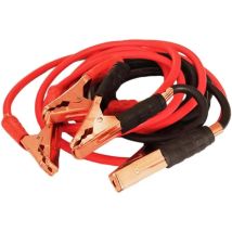 Kit de Cables para batería de Coche, Cable de Arranque de batería de 100AMP 12 mm x 2,5 Metros