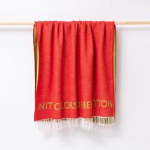 Manta  320Gsm 60%Algodon 40%Acrilico Rojo&Verde Casa Benetton