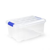 PLASTIC FORTE - Cajas de Almacenamiento Plásticas Smartlock - 5L a 25L con Cierres de Seguridad y Resistencia Superior. Cajas de ordenación Plástico Anticompacto duradero y resistente de alta calidad.