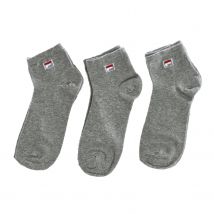 Fila-Pack-3 Calcetines tobilleros F9303 para Hombre-Mujer
