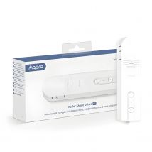 Aqara Control de Cortinas Enrollables E1 con Programación de Voz y Batería Recargable de Larga Duración