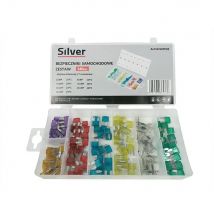 Juego de mini fusibles para coche, 140 unidades, de 3A a 30A, clasificador de plástico, ideal para talleres de automóviles y mecánicos, fusibles organizados por amperaje