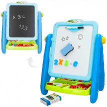 COLORBABY - Pizarra magnética infantil 2 en 1, tizas, rotuladores, letras y números, portatizas y borrador, regalo niña 3 años, pizarras infantiles, juguetes educativos, juegos para aprender los