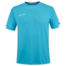 Camiseta Babolat Play Crew Neck Tee Cyan para hombre