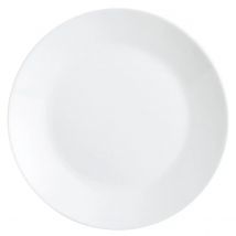 Luminarc Zelie Platos Llanos Opal 25CM Blanco X12 Francia Reciclable