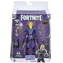 Fortnite - Epic Games Scuba Jonesy Figura Acción Serie Legendaria, Multicolor, 15 Centímetros (Jazwares FNT0734)