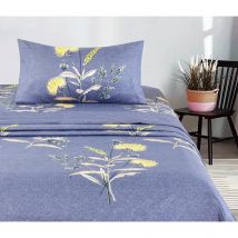 Juego de Sábanas Estampado de Microfibra Suave: Incluye Sábana Bajera, Encimera y Funda de Almohada