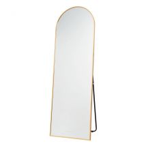 Flamingueo Espejo Pared Espejo de Pie Cuerpo Entero Espejos Decorativos de Pared Decoracion Habitacion Espejos Grandes de Pared Decoracion Hogar Aesthetic Room Decor Espejo Dorado 163 x 53 x 3 cm