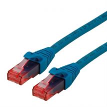 ROLINE Cable de conexión Cat.6 UTP, Nivel de componente, LSOH, Azul, 2 m