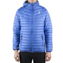 JOLUVI Cazadora Niko Azul para Hombre - Chaqueta de Plumas Natural Aislante