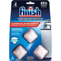 Finish LIMPIAMÁQUINAS en PASTILLAS, Limpia y Desengrasa, Elimina Suciedad Oculta, Evita Malos