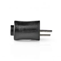 Nedis Conector de Altavoz  Altavoz Macho  Chapado en Níquel  25 Piezas  Negro NE550730203