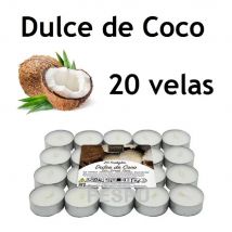 velas perfumadas ,VELAS LUMAR,DULCE DE COCO ,TEALIGHTS 4.5 horas duracion ,PACK 20 UNIDADES ,decoracion, fespu